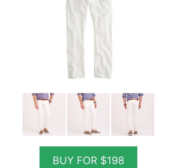 J.Crew 484 Slim White Rinse Jean - Picture 5 of 8